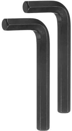 QUARKZMAN 2PCS Innensechskantschlüssel 14mm L-Form Sechskantschlüssel aus Chrom-Vanadium-Stahl Reparaturwerkzeug für Heimwerker, Schwarz