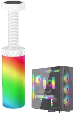 Janurium GPU-Halterung, GPU-Ständer, GPU-Halterung – höhenverstellbare Grafikkartenunterstützung, eliminiert GPU-Durchschlag, Argb-Lichteffekt, magnetische Basis, Aluminiumlegierung für Zuhause