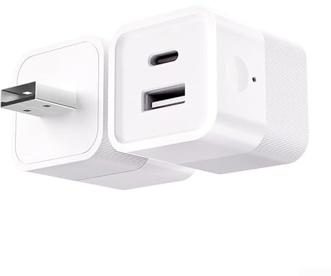 HpLive Smart - Cargador USB 2 en 1 para Tuya WiFi, interruptor con control de voz temporizado, fuente de alimentación USB, conector USB (blanco USB-A)