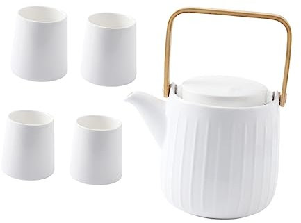 Ciieeo Juego De Tetera De Diseño Único Colección De Tazas De Té Vintage Juegos De Teteras De Cerámica