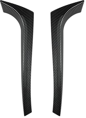 Auto Heckspoiler Für VW Für Golf 5 Für GTI R32 Auto Hinten Seite Spoiler Trim Flügel Schwanz Fenster Deckel Heckspoiler Flügel(Carbon Fiber Surface)