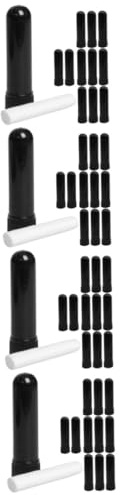 Healeved 4 Set Tubi Di Aroma Aroma Nasale Bastoncino Per Inalare Il Profumo Scheggia Nero 12 Pezzi*4
