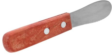 Mobestech Cortador De Queso Multifunción De Metal Mango De Madera Raspador De Mantequilla y Untador De Mermelada Para Uso Doméstico Para Untar Mantequilla y Cortar Quesos