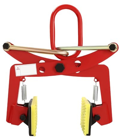 Qussse Versetzzange Bordsteinzange bis 330kg Steinzange Steinträger Randsteinheber Pflastersteinzange zum Heben und Transportieren von Holz und Stein, Verstellbare Öffnung 10-24cm