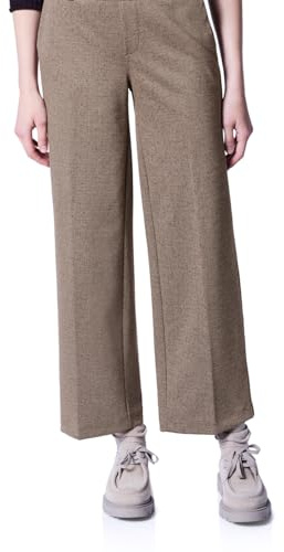 Street One Studio Wide Leg Melange Hose Rustic Brown Mel. 40