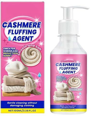 Soluzione riparatrice restringente per maglioni di lana, 100 ml, ripristina tessuti per lana e cashmere, aiuta a ripristinare forma e morbidezza per maglioni, sciarpe, cappelli, trattamento nutriente