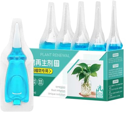 Hydroponic Fertilizer - 18g X 6 Bottles Growth Food | Fertilizzante liquido per piante d'appartamento per frutta e verdura, soluzione nutritiva per fiori da giardino