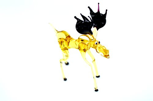 Unbekannt Elch -Elk-Glasfigur-Glasfiguren-