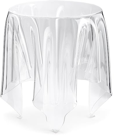 Essey Beistelltisch, Couchtisch, Grand Illusion, Acryl, Höhe 52 cm, Ø 42 cm, transparent