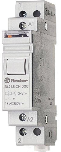 Finder serie 20 - Interruptor bipolar 2na 24vac agni rail 35mm