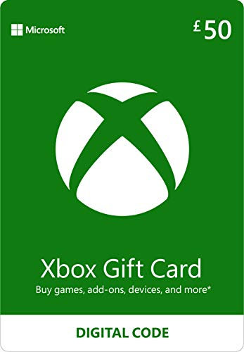 Xbox Gift Card | 50 GBP | Digital Voucher | Xbox One, Series S|X & Windows | (Download Code)