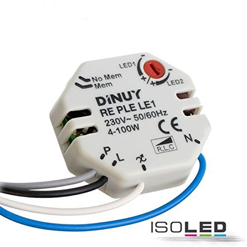 ISOLED Universal-Dimmaktor für 230V LED Leuchtmittel und 12V Trafos