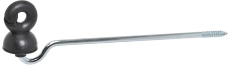 VOSS.farming 100 Stück Abstandsisolatoren 220 mm, Ringisolatoren Weidezaun Stromzaun Elektrozaun Pferdezaun