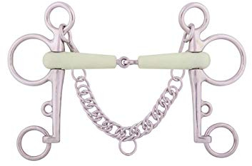 BR Pelham gebiss Apple Mouth 18mm - Size 12.5