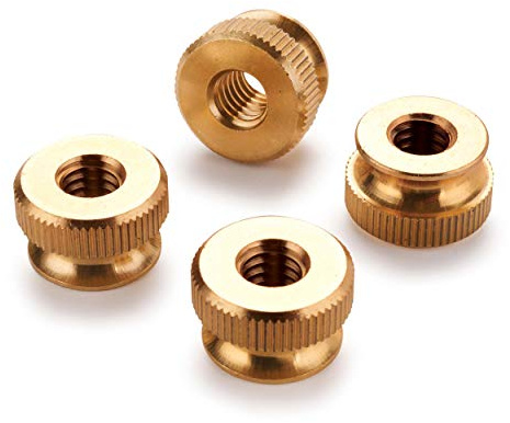 Woodriver Brass Knurled Thumb Nut Knobs 5-1/16” 4-Pieces