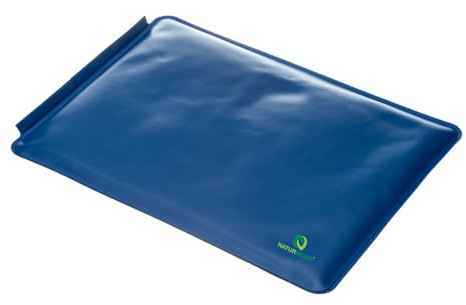 Moor- Wärmeträger • Wärmespeicher • Rückenkissen aus 100% Naturmoor - 28x38 cm - Blau