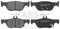 A.B.S. Bremsbeläge Satz Bremsklötze Bremssteine Set Hinten 35304