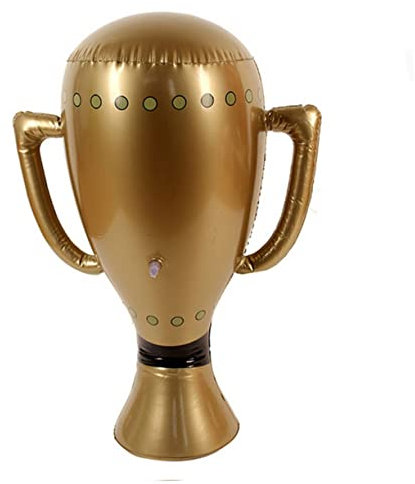 OHPHCALL Aufblasbarer Pokal als Trophäenspielzeug für Kinder, PVC Gold