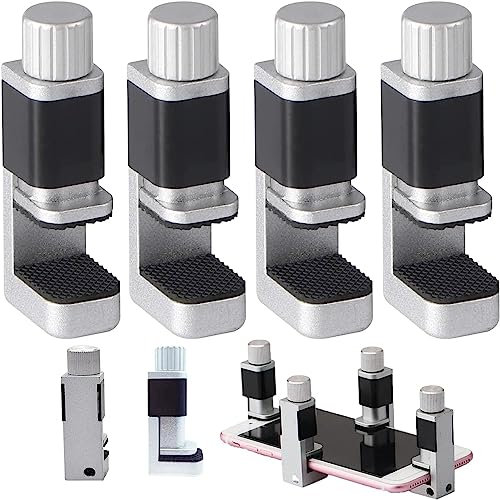 PIQIUQIU Lot de 4 pinces adhésives réglables pour réparation d'écran LCD pour smartphone, ordinateur, ordinateur portable, tablette, ebook