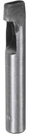 QUARKZMAN 16x6 mm Lochstanzer für Leder, Oval Locheisen für Bohrer, Lochstanze Einzelstanze für Gürtel Uhrenarmbänd Papier Dicke Stoffe Lederarbeiten Riemen