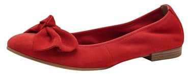 Tamaris ballerina dam elegant, röd, 36 EU