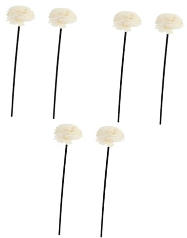 PRETYZOOM 6 Piezas Difusor De Varilla De Aromaterapia para El Hogar Accesorios De Aroma Varillas Difusoras De Aroma as Difusoras as De Repuesto as De