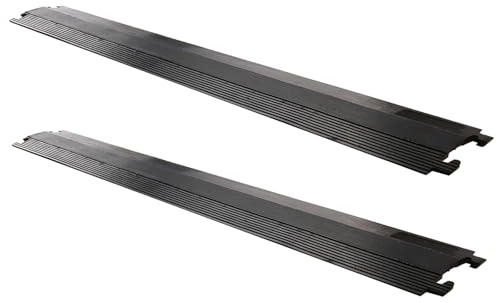 YLLSMGS Pasacables Suelo 1 Canal Capacidad de Carga de 1763 Lbs/Eje Canaleta Cables Suelo para Interior Exterior Hogar Oficina(100 * 13 * 2cm/39 * 5.1 * 0.8in)