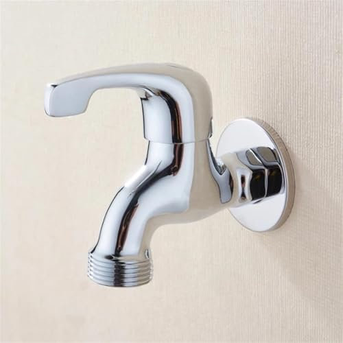 Ablaufschlauch FüR Waschmaschinen 1PC Massiv Messing Waschmaschine Wasserhahn Outdoor Garten Wasserhahn 1/2 Einlass Mit 3/4 Gewinde Outlet Wand Halterung FüR SchläUche Von Waschmaschinen, Geschirrsp