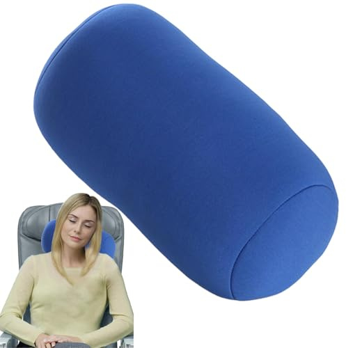 Mikroperlen-Nackenrolle - Reise-Nackenstützkissen | Zylinder-Sitzsack | Mikroperlen-Rückenkissen | Bequemes Rollkissen | Kopfkissen Mikroperlen-Schlauchkissen | Nackenrolle/Kissen Mit Mikroperlen
