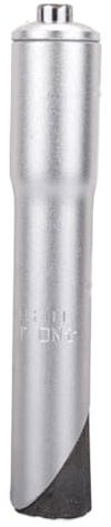 KIXZSAZ Fahrradgabel Vorbau Verlängerung, verbesserte Sicherheit mit breiter Kompatibilität, Aluminiumlegierung, Aluminiumlegierung, Fahrrad Lenkererhöhung, Silber (22.2)