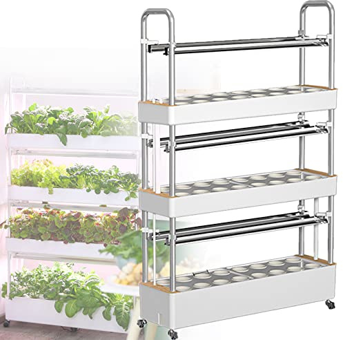 Sistema idroponico per interni, fioriera verticale a 3 livelli per verdure a foglia verde e verdura, kit completo per coltura idroponica per giardinieri domestici e amanti dell'agricoltura urbana