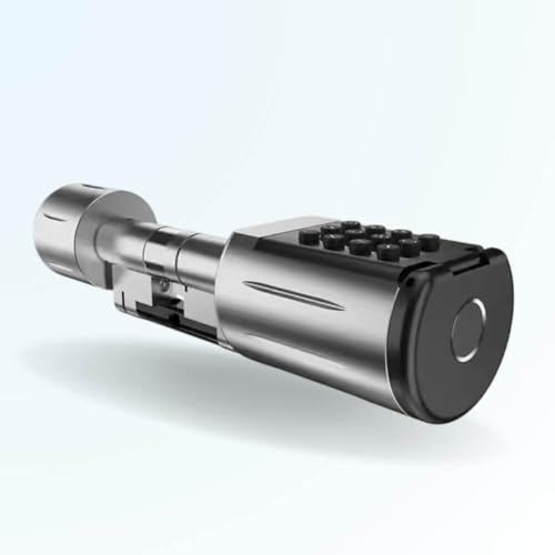 LOCKY-6 V3 Cylindre connecté étanche IP65 pour extérieur à Empreinte digitale, Code, Badge, Application Smartphone, Bluetooth