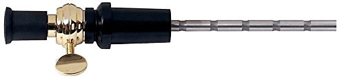 GEWA 414649 Kontrabassstachel Standard, Stachel für Kontrabass, Massiver Eisenstab Ø 10 mm, Länge 45 cm, Ebenholzbirne