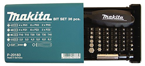 Makita P-20183 Bit-Set Collector, 36-teilig inklusive Bithalter