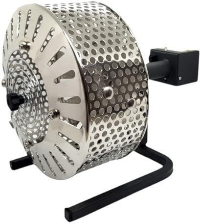 Rotomarr - Asador de castañas para hornillo a gas con cesta de acero inoxidable