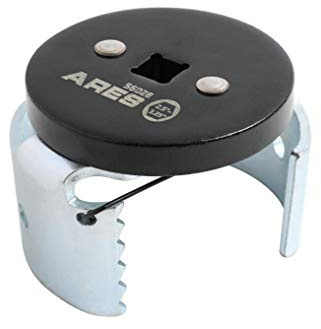 ARES 56028 – Universal Ölfilterschlüssel – 3/8 Zoll Antrieb – entfernt 2,5 bis 8,3 cm Durchmesser Ölfilter