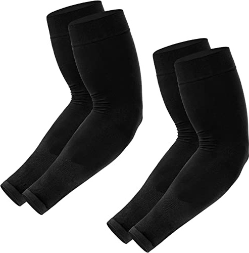 Arm Sleeves for Men Women, Cooling Sleeves to Cover Tattoo Arm, UV Sun Protection, Mid Compression, Tattoo Cover Up, Gaming Sleeve