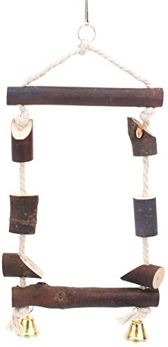 YITON Leitern Für Vogelkäfige Papageienspielzeug Für Vogelbausteine ​​Käfigzubehör Liebesschaukel Dekoration 1St