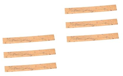 MILISTEN 6 Stk Klarinetten-holzspäne Reparatur Von Klarinetteninstrumenten Pads Für Klarinetteninstrumente Ersatz Für Saxophonkorken Kork Für Klarinettenhals Klarinetten-pad Natürlich Teil