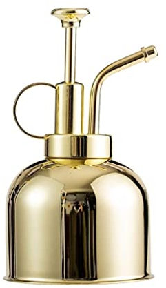 GießKanne Giesskanne Edelstahl-Gießkanne Vintage Goldene Gießkanne Blumen Gießkannen for Zimmerpflanzen Im Freien GießKanne Zimmerpflanzen (Color : Gold)