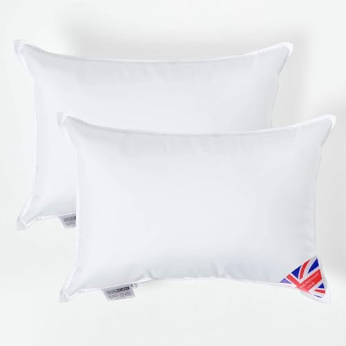 Homescapes Super-Mikrofaser Füllkissen 30x40 cm – 2er-Set Kissen wie Daunen, hypoallergene Kissenfüllung/Innenkissen für Dekokissen wie Sofakissen & Bettkissen oder kleine Kopfkissen