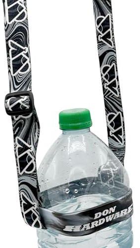 Don Hardware portavasos Festival con Correa – Porta Botellas de Agua y Vasos Manos Libres, Collar sujeta Vasos para Fiestas, cinturón cuelga Vasos, Lanyard Porta Vasos y Funda Botella