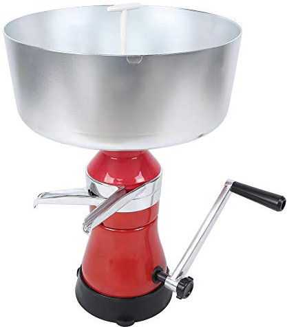 Milk Cream Separator Aluminum Alloy Manual Cream Separator Milk Separating Machine Milk Skimmer