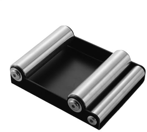 Frfik Rodillo de motocicleta – Rodillo de limpieza de ruedas – Rodillo de limpieza de ruedas de 11.6 pulgadas – Soporte de manivela de elevación central de acero para mantenimiento de reparación de