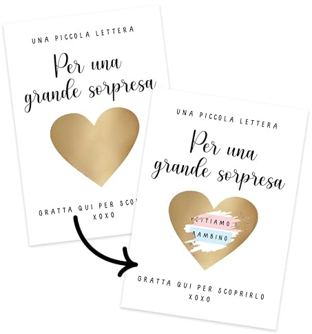 Central 23 Biglietto gratta e vinci per l'annuncio della nascita a sorpresa - Annuncio di gravidanza per il papà - Biglietti d'auguri - Idee per rivelare la nascita del bambino per mariti e nonni