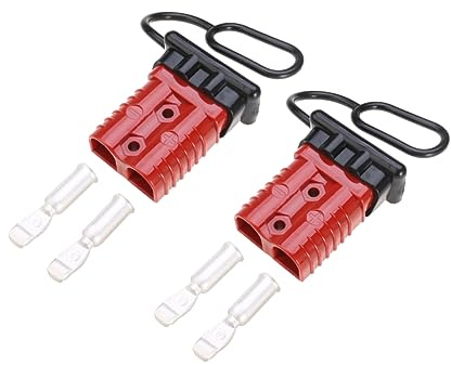SOLUSTRE 8 Piezas Kit de Conectores Rápidos de Batería para Cabrestante y Remolque Incluye Conectores y Tapas para Automóviles Eléctricos y Dispositivos Diversos