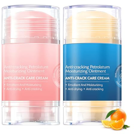 2 x Crema Intensiva per Piedi Secchi e Screpolati - Riparatore Profondo per Talloni Crepati - Idratante e Nutriente per Mani e Piedi - Trattamento Anti-Screpolature con Ingredienti Naturali