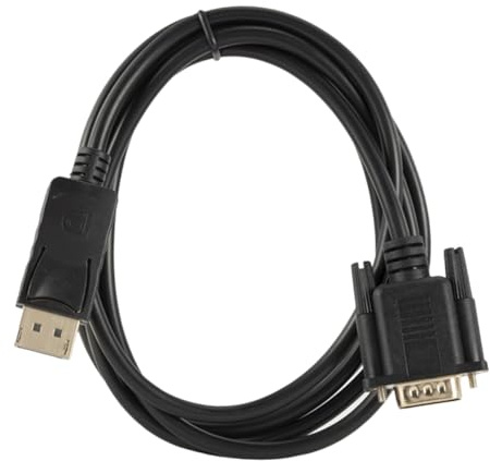 COHEALI Cable Displayport Vga para Monitor PC Portátil Proyector Adaptador Compatible con Ordenador Resolución Ligero y Compacto para Uso Móvil