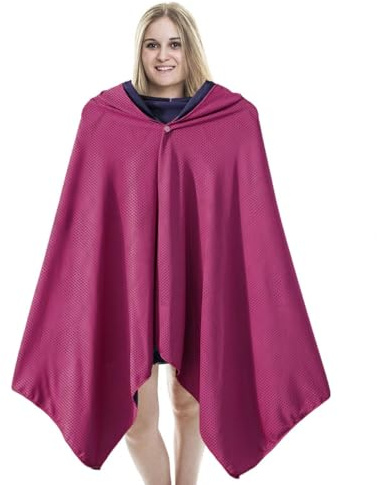 Mantello protettivo solare, mantello portatile con cappuccio ad asciugatura rapida, con cappuccio, per alpinismo, sport all'aria aperta, abbigliamento di protezione solare per uomo e donna, sciarpa