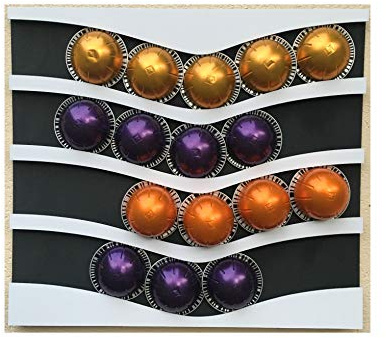 Dispenser di capsule per cialde Nespresso Vertuo | Portacapsule compatibile con Nespresso Vertuo | Gamma Pod